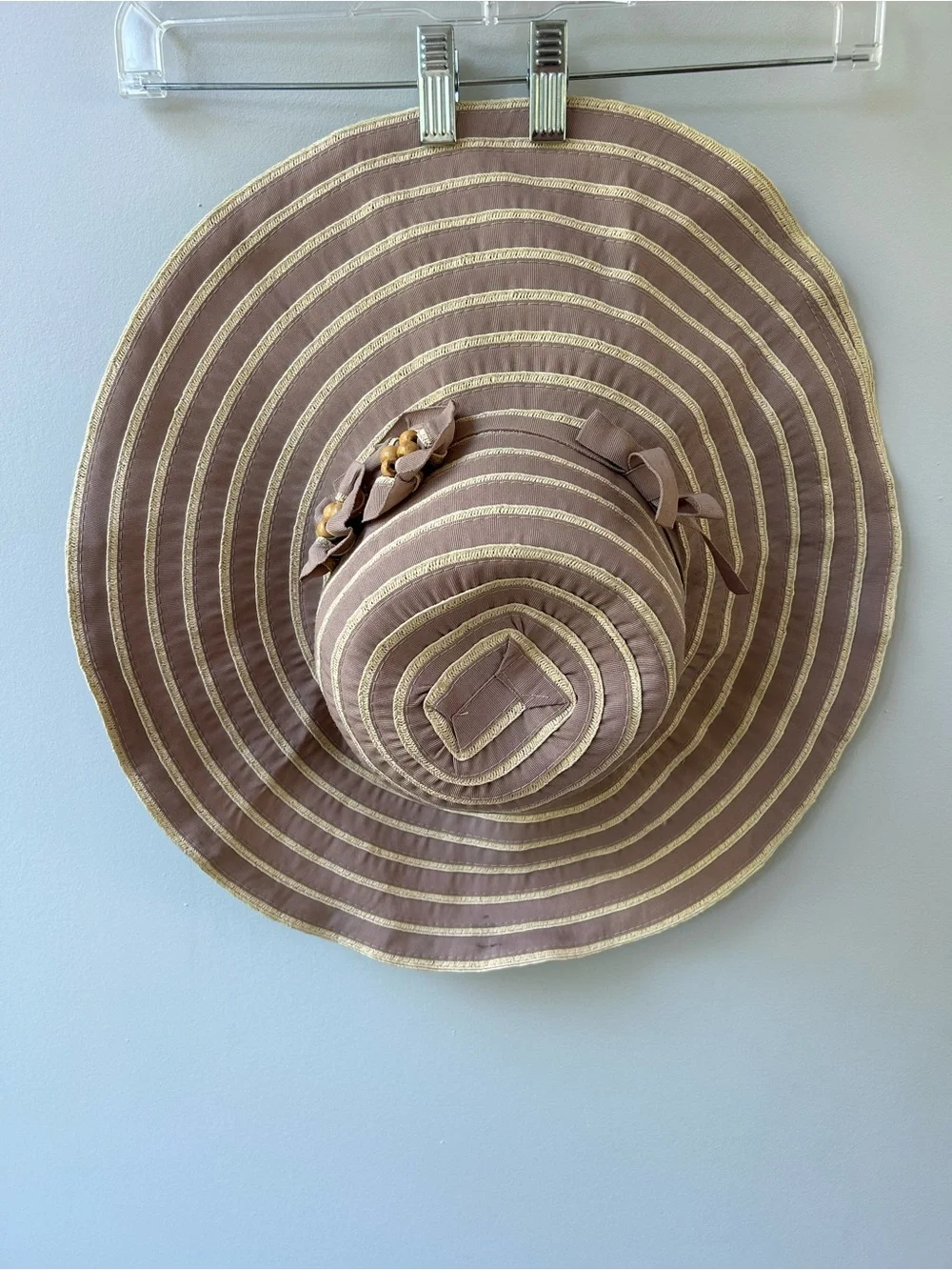 J Callanan floppy packable woven cotton and paper sun beach hat